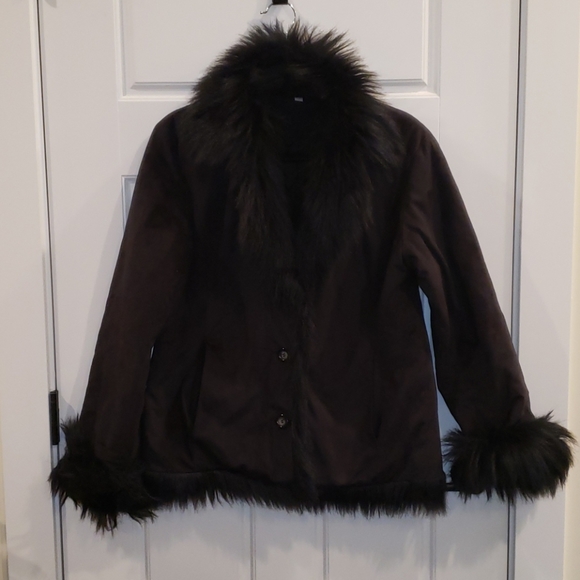 Roxy faux fur jacket - Picture 1 of 8